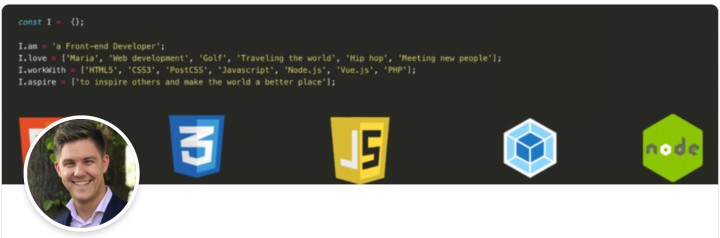 Example of my own LinkedIn cover image